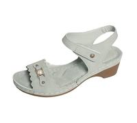 Sandals for Women Casual Women's Pearl Wedge Sandals Comfortable Strap Soft Soled Elegant Versatile Casual And Perfect For Outdoor Wear Especially The (Light Green, 5)
