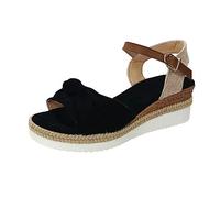 Sandals for Women UK Wedges Summer Dressy Soft Faux Leather Sandals Open Toe Low Mid Wedge Heel Shoes Prom Evening Party TouchThis sandal is made of breathable material and a flexible sole, creating
