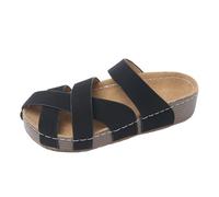 Sandals for Women UK Wedges Summer Dressy Soft Faux Leather Sandals Open Toe Low Mid Wedge Heel Shoes Prom Evening Party TouchThis sandal is made of breathable material and a flexible sole, creating