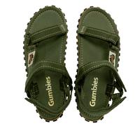 Gumbies Tracker Unisex Sandal, with Supersoft Cotton Adjustable Straps, Cotton Footbed & Recycled Rubber Sole - Comfort Guaranteed - Khaki - EU41