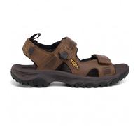 KEEN Men's Targhee 3 Open Toe Hiking Sport Sandal, Bison/Mulch, 10.5