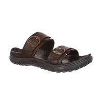MBT FUJI II Men's Leather Sandals. Lightweight and Comfortable Spring Summer Footwear Physiological Footwear for Comfort and Stability. Recovery Sandals for Dressing in Modern Style. Brown Color
