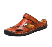Sandals Men Wide Fit Non Slip Walking Sandals Open Toe Casual Shoes Breathable Comfortable Summer for Outdoor Holiday Beach Pool Shoes （BW1，7.5