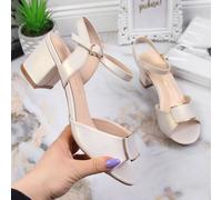 Sandals on the post of Sergio Leone W SK139F beige