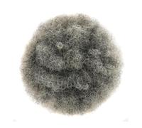Sandals Short Kinky Curly Hair Bun 8'' Afro Puff Drawstring Ponytail Hair Extensions Synthetic Afro Curly Buns for Black Women Hairpiece Women's Sandals(Grey White)