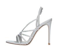 Sandals Silver - female - Le Silla - High Heel Sandals - Gray - 3 UK - Shoes 3 UK