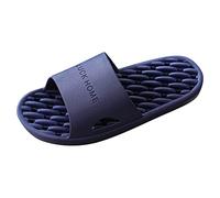 Sandals & Slides Women's Men's Flip Flops House Slippers Comfortable Slippers Summer Shoes Non-Slip Slippers Unisex Lovers Slippers, navy, 10 UK