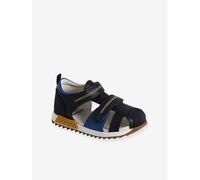 Sandals with Hook-&-Loop Straps for Children, Designed for Autonomy set blue
