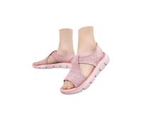 Sandals Womens Beach Casual Soft Soled Womens Sandal Wedge Open Toe Slip On Hiking Outdoor Slingback Sport Sandals Quick-Dry Mesh Knit Sandal Barefoot Breathable Wading Walking (6)