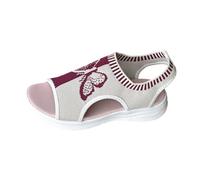 Sandals Women's Comfortable Orthopaedic Slingback Slides with Soft Footbed Comfortable Elegant Leisure Breathable Casual Knitted Platform Washable Outdoor Water Sandals, Hot Pink, 7 UK