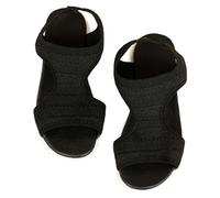 Sandals Women's Orthopaedic Sandals Summer Open Toe Cap Trainers Men with Foot Bed Sports Sandals Garden Shoes Water Sports Shoes Lightweight Running Shoes Non-Slip Walking Shoes, black, 6 UK