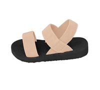 Sandals Women's Sandals Summer Mules Comfortable Women's Shoes Summer Fashion Beach Sandals Nesh Elastic Band Wedge Sandals, d, 9 UK