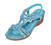 Sandals Women's Summer Elegant Toe Separator Comfortable Summer Shoes Flat Orthopaedic Sandals With Footbed Breathable Slingback Sandals For Beach Holidays Leisure