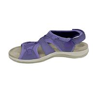 Sandals Women's Summer Platform Comfort Match the Latest PU Retro Fashion Solid Colour Quality Sandals Flat Shoes for Women Comfortable Sandals Casual Beach Sandals, purple, 9 UK