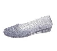 Sandals Women's Summer Shoes Breathable Summer Sandals with Versatile Crystal Embellishments Wet-Dry-Friendly Beach Shoes for Everyone, black, 7 UK