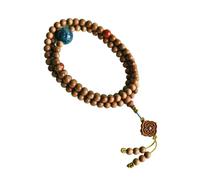 Sandalwood Bracelet with 108 Beads for Good Fortune, 6Mm Each, for Reciting Buddhist Scriptures/Self-Cultivation