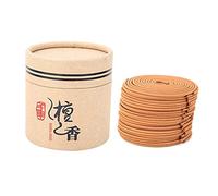 Sandalwood Coil Incense 48 Plates per Box 4-Hour Burning Time Natural Aromatherapy for Indoor Use