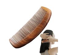 Sandalwood Comb, Wooden Comb,Walnut Wood Hair Detangling Combs - Scalp Massager, Sandalwood Detangling Comb, Curly Hair Comb, Hair Styling Tools