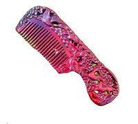 Sandalwood Combs Solid Wood Carving Comb Anti-Static Beard Handicraft Hair Styling Valentine's Day for all types of hair Styling(17cm-D)