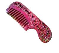 Sandalwood Combs Solid Wood Carving Comb Anti-Static Beard Handicraft Hair Styling Valentine's Day for all types of hair Styling(17cm-E)