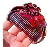 Sandalwood Combs Solid Wood Carving Comb Anti-Static Beard Handicraft Hair Styling Valentine's Day for all types of hair Styling(11cm-A)