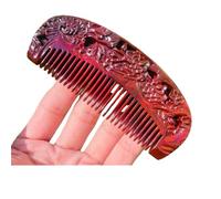 Sandalwood Combs Solid Wood Carving Comb Anti-Static Beard Handicraft Hair Styling Valentine's Day for all types of hair Styling(12cm-D)