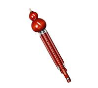 Sandalwood Cucurbit Silk, Not Easy To Crack, Stage Performance/Solo, Storage Box Included,Red,C#