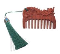 Sandalwood Hair Comb Handmade Sandalwood Comb for Gentle Scalp Care Zodiac Design for First Birthday Portable Hair Accessories