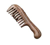 Sandalwood Hair Combs Anti-Static Wooden Comb Massager Long Wide Tooth Detangle Sandalwood Comb Hair Care Household(Color-03)
