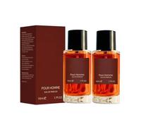 Sandalwood Perfume for Men, Sandalwood Essential Oils, Long Lasting Men's Fragrance, Natural Aromatherapy Fragrance Oil for Skin, Travel Size, for Various Occasions (2PC)