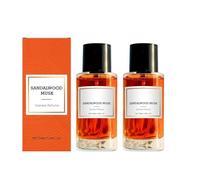 Sandalwood Perfume, Sandal wood Fragrance Oil, Wooden perfume, Long Lasting Sandal Musk Fragrances, Body Perfume Spray Fragrance for Women & Men 50ml (100ml, 2)