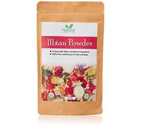 Sandalwood Powder - Organic(USDA,GMP, CPS Reports certified in UK/EU) Rose Petals, Red Sandalwood, Turmeric, Barley and other(check full listing) for clearer and glowing skin.