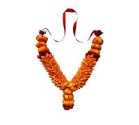 Sandalwood Processed Photo Frame Mala | Garland for Photos of Loved Ones 12 inch