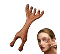 Sandalwood Scalp Massager Comb - Wooden Combs Teeth, Head Body Massage | Hand Held Wood Massage, No Static Sha, Stress and Cab Care