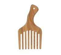 Sandalwood Wooden Comb with Wide Coarse Teeth, Anti Static Hair and Beard Comb for Scalp Massage, Handcrafted Wood Detangler for Men's Grooming and Barber Use