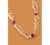 Sandalwood Wooden Photo Frame Haar Mala, Chandan Scented Wooden Garland for God, Pooja Room, Premium décor Ancestor & Pitra Photos [Size:- 12 Inches Pack of 1]