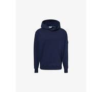 Sandbanks Mens Vy Brand-patch Crewneck Stretch-organic-cotton Hoody Xl