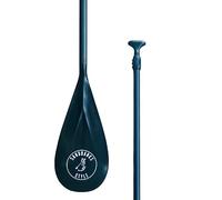 Sandbanks Style Carbon Hybrid Lightweight Adjustable Three Piece SUP Paddleboard Paddle Black