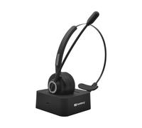Sandberg Bluetooth Office Headset Pro Charging Dock Dual Connection, Black