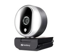 Sandberg 134-12 Streamer USB Webcam Pro - Full HD 1080p 60fps Clip/Stand