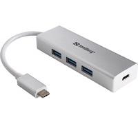 Sandberg 136-03 USB-C to 3 x USB 3.0 Converter