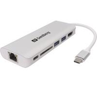 Sandberg 136-18 USB-C Dock HDMI+LAN+SD+USB.61W