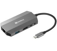 Sandberg 136-33 USB-C 6-in1 Travel Dock