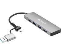 Sandberg USB-C/A to 4xUSB 3.0 Hub