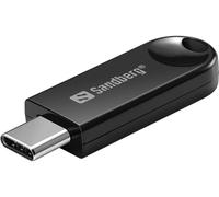 Sandberg 136-69 USB-C BT 5.3 Wireless Dongle - Bluetooth Adapter, 2.1 Mbit/s