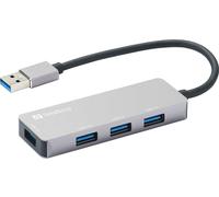 Sandberg 333-67 USB-A Hub 1xUSB3.0+3x2.0 SAVER