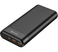 Sandberg Powerbank 20000 PD 65W + 2x QC 3.0 | Portable, High-Capacity Mobile Charger for Phones Tablets Laptops | 8 Phone Charges | Dual Charging | Power Delivery | Backup Battery | Mobile Power Bank