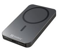 Sandberg Magnet Wireless Powerbank 5000 ALU