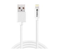Sandberg 440-75 USB Lightning Cable - 1m White MFI Certified USB A to Lightning