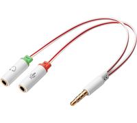 Sandberg 508-59 Headset Converter 3.5mm TRS to 2x MiniJack Female, White